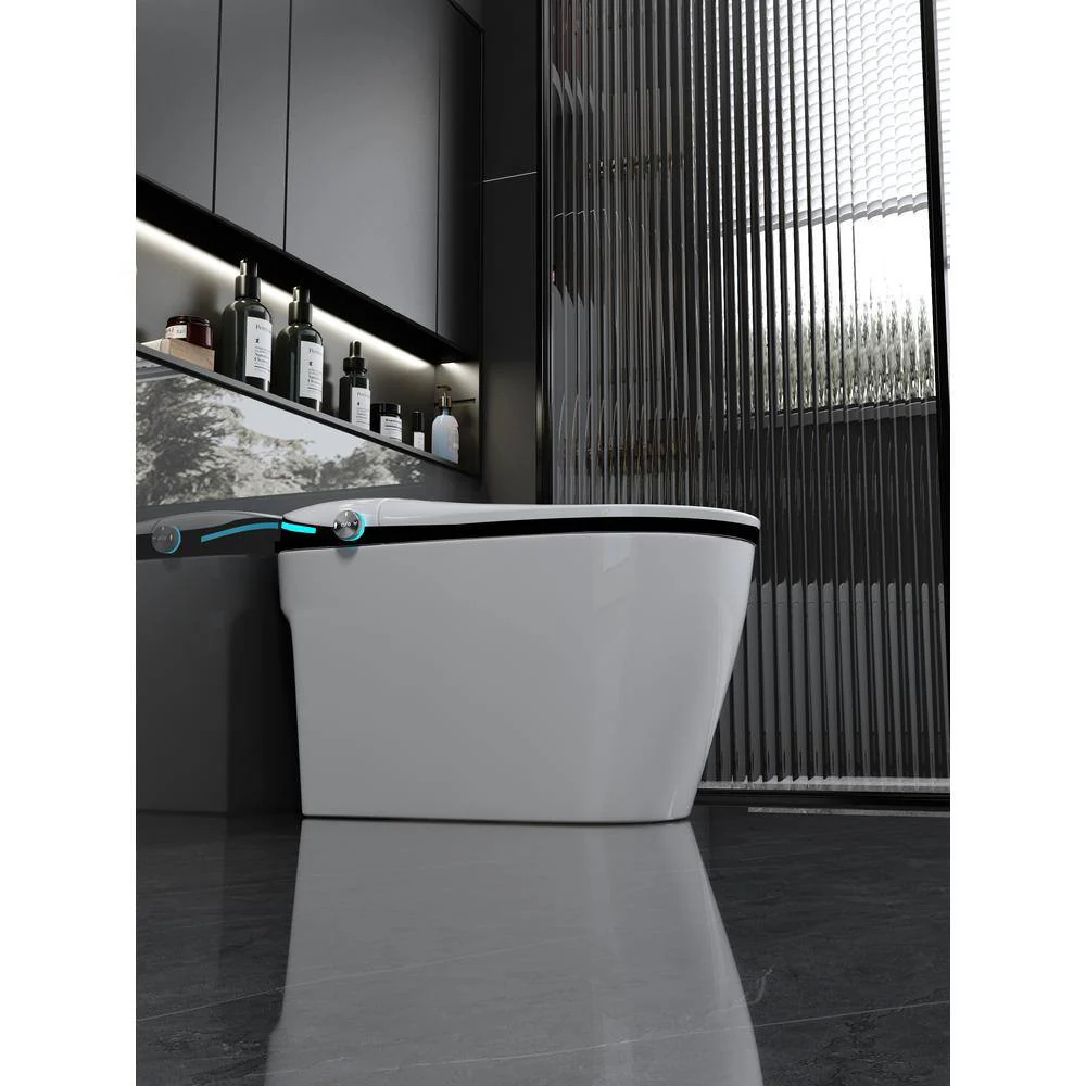 Nivencai Smart Elongated Bidet Toilet 1.28 GPF - Heated & Self-Cleaning - Image 9