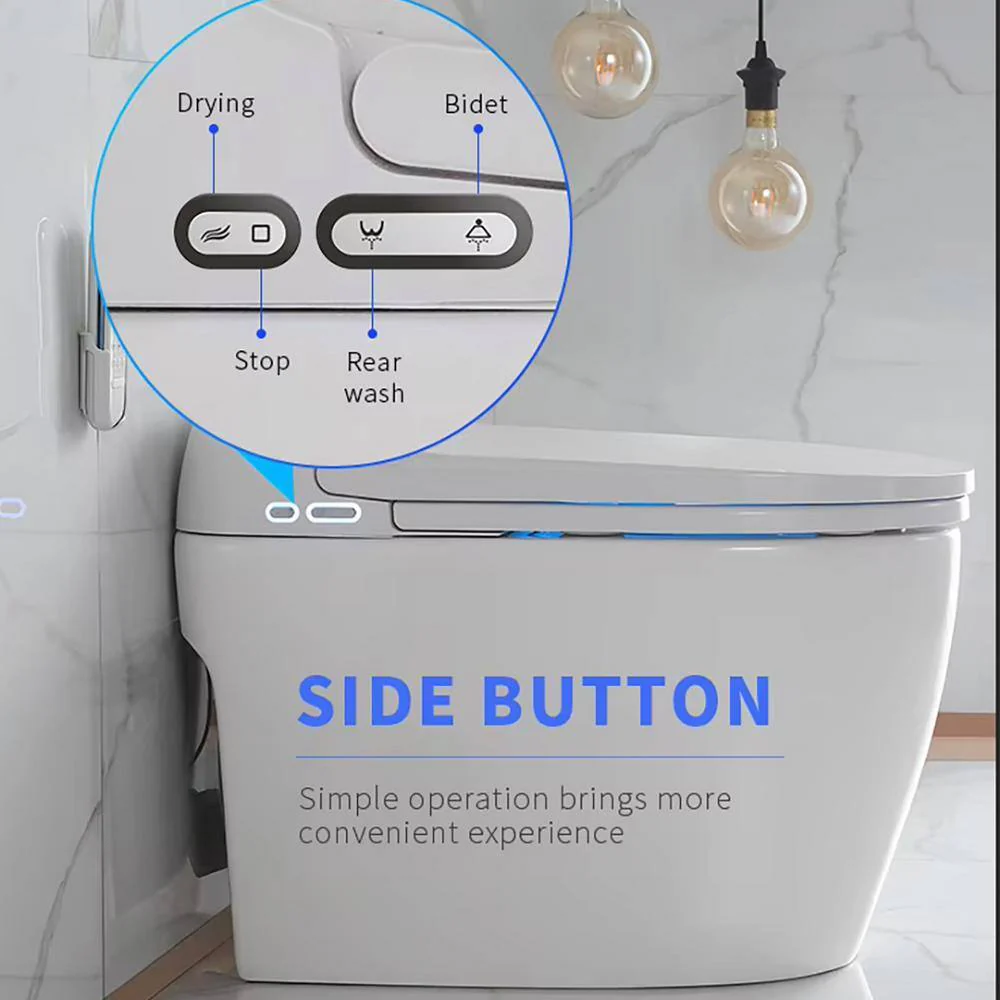 Nivencai Smart Elongated Bidet Toilet - Heated Seat & Self-Cleaning - Image 5