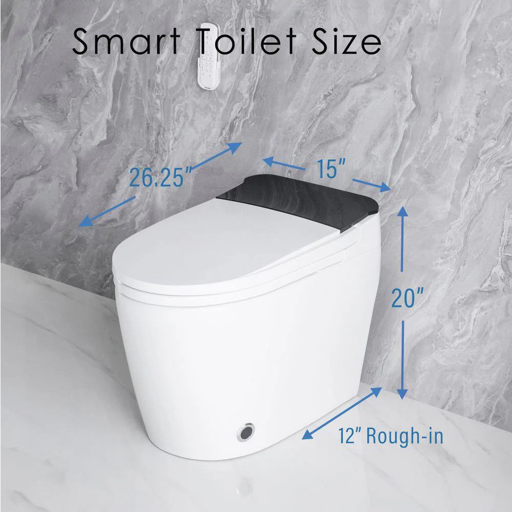 Nivencai Smart Elongated Bidet Toilet - Heated Seat & Self-Cleaning - Image 6