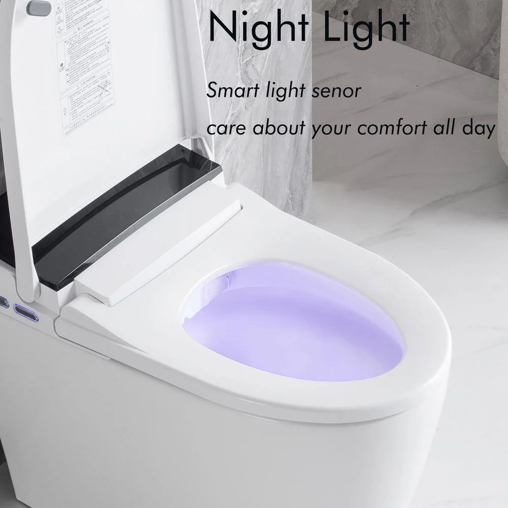Nivencai Smart Elongated Bidet Toilet - Heated Seat & Self-Cleaning - Image 9