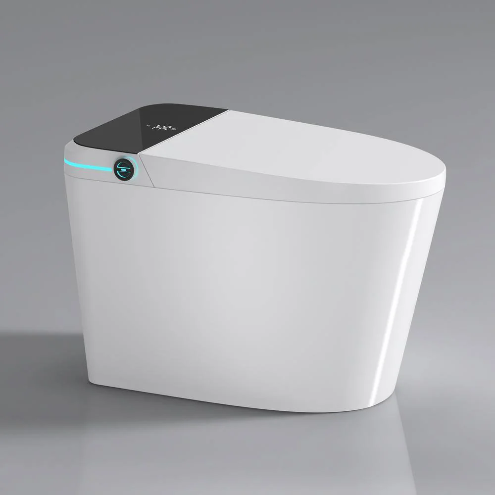 Nivencai Smart Elongated Bidet Toilet with Heated Features and Self-Cleaning