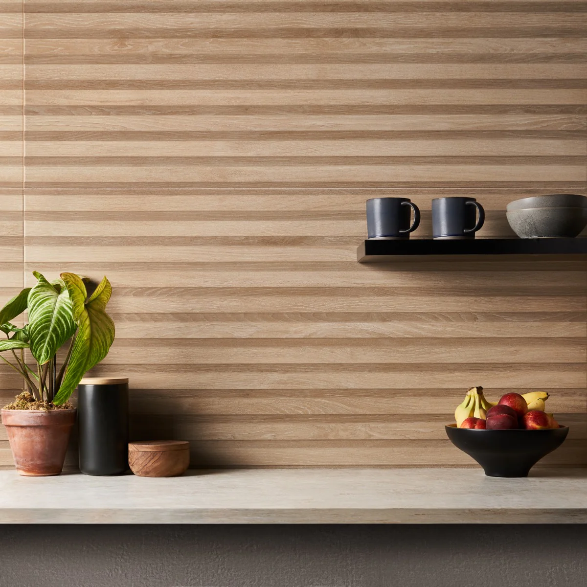 Nobu Ribbon Miel Brown 24x48 Matte Wood Look Porcelain Tile - Image 4