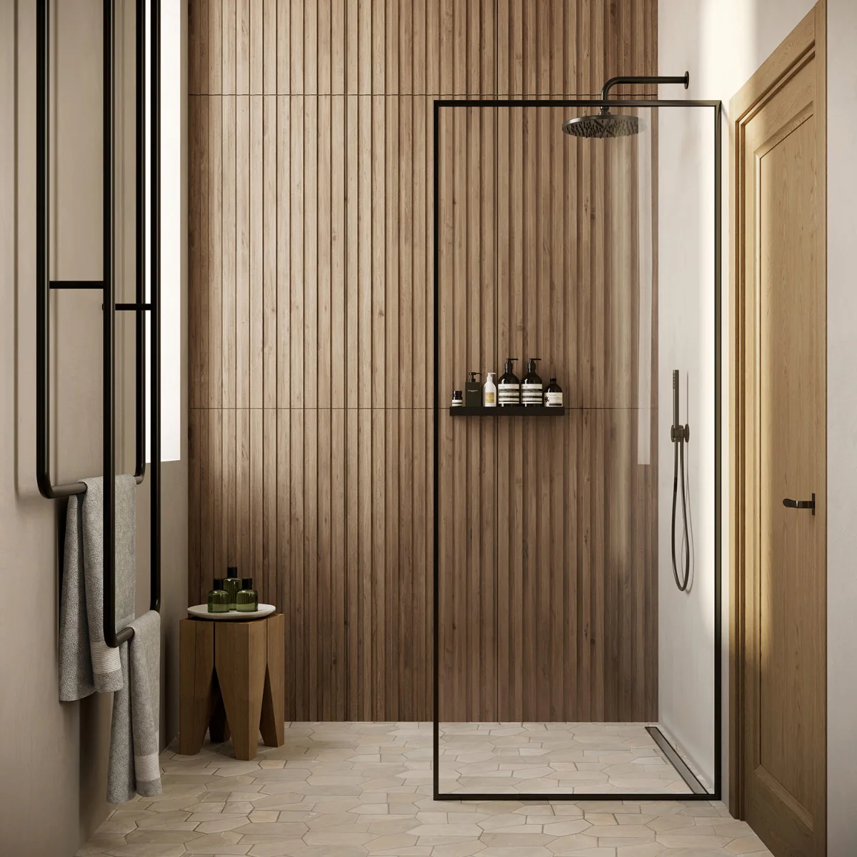 Nobu Ribbon Tan Brown 24x48 Wood Look Matte Porcelain Tile - Image 2