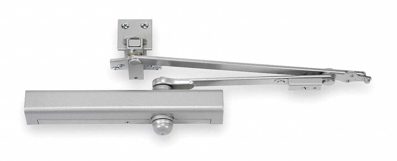 NORTON DOOR CONTROLS Grade 1 Heavy Duty Door Closer, Aluminum Finish