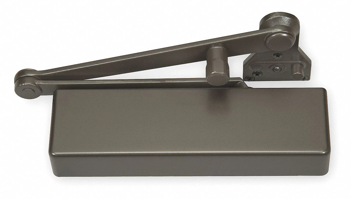NORTON DOOR CONTROLS Heavy Duty Bronze Door Closer, Grade 1 Top Frame Mount