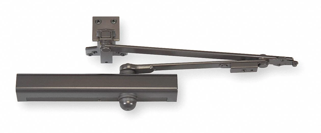 NORTON DOOR CONTROLS Heavy Duty Bronze Door Closer - Grade 1, Top Frame Mount