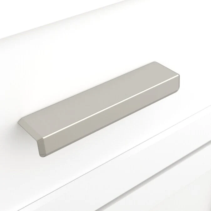 Origin 21 HAYES 3-in or 3-3/4-in (76Mm or 96mm) Center to Center Satin Nickel Dual Mount Rectangular Cup Drawer Pull - Image 2