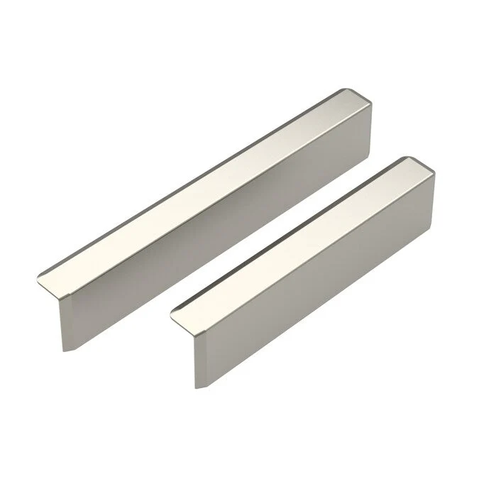 Origin 21 HAYES 3-in or 3-3/4-in (76Mm or 96mm) Center to Center Satin Nickel Dual Mount Rectangular Cup Drawer Pull - Image 5