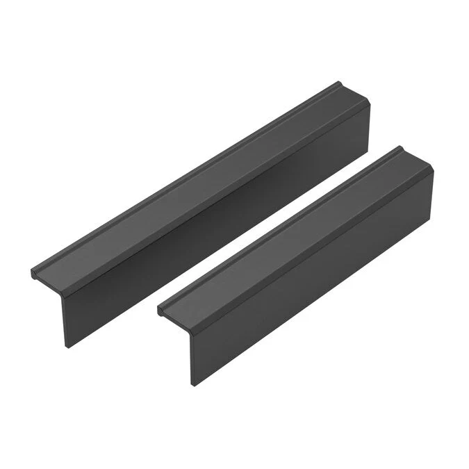 Origin 21 NILS 5-1/16-in (128mm) Center to Center Matte Black Rectangular Cup Drawer Pull - Image 5