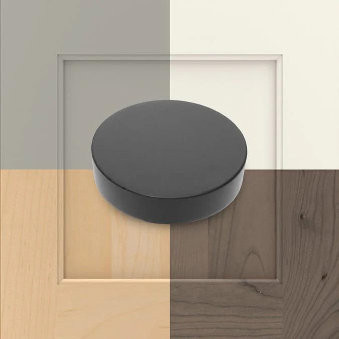 Origin 21 NILS 5-1/16-in (128mm) Center to Center Matte Black Rectangular Cup Drawer Pull - Image 6