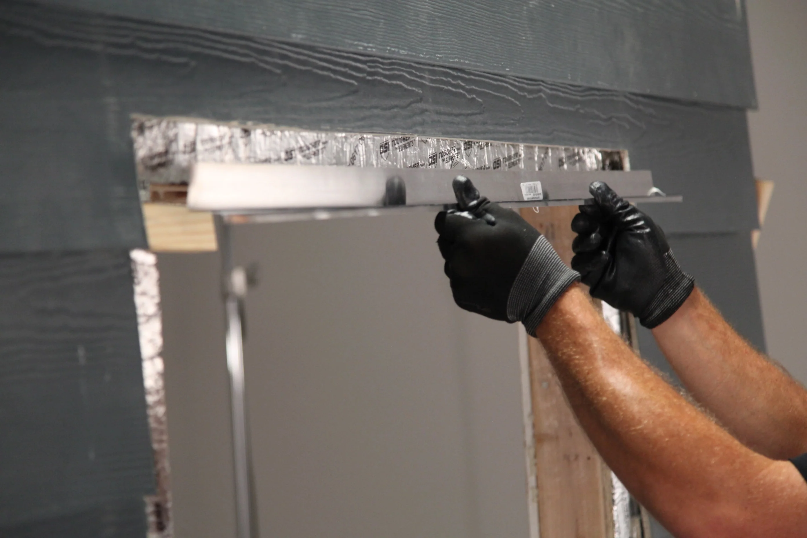 OSI Quad Butyl Flash Tape, 9-in x 75-ft, Black Butyl Rubber Flashing Tape - Image 2