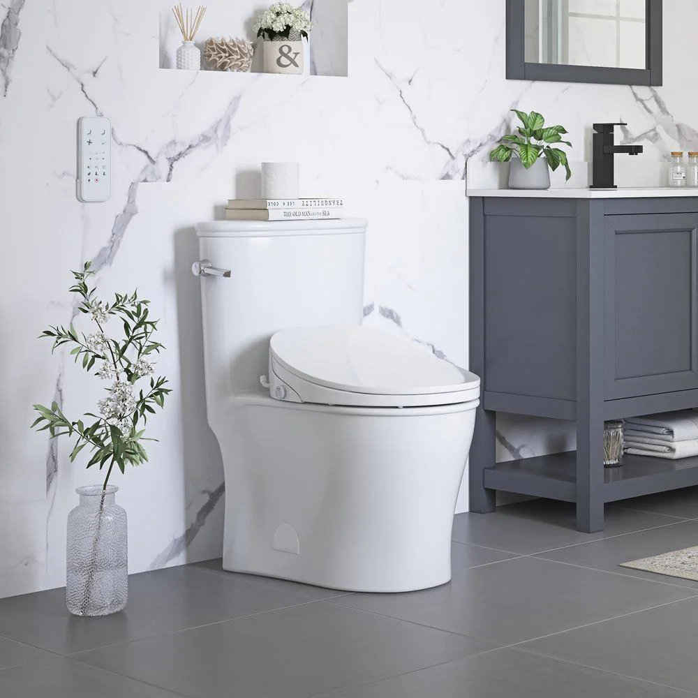 OVE Decors Volta Elongated Bidet Dual Flush Smart Toilet in White - Image 2