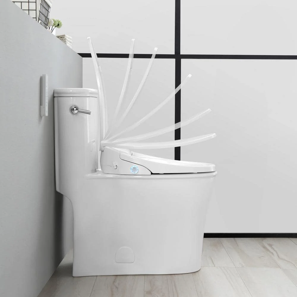 OVE Decors Volta Elongated Bidet Dual Flush Smart Toilet in White - Image 3