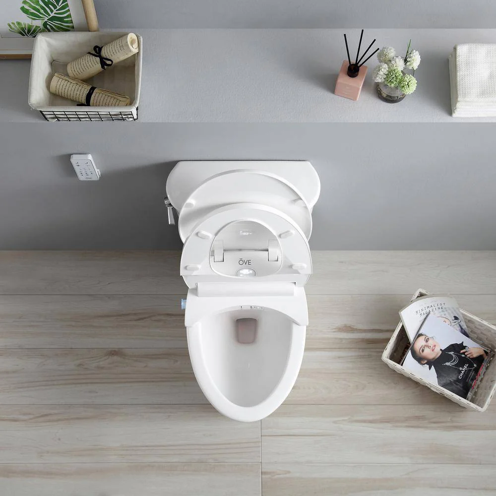 OVE Decors Volta Elongated Bidet Dual Flush Smart Toilet in White - Image 4