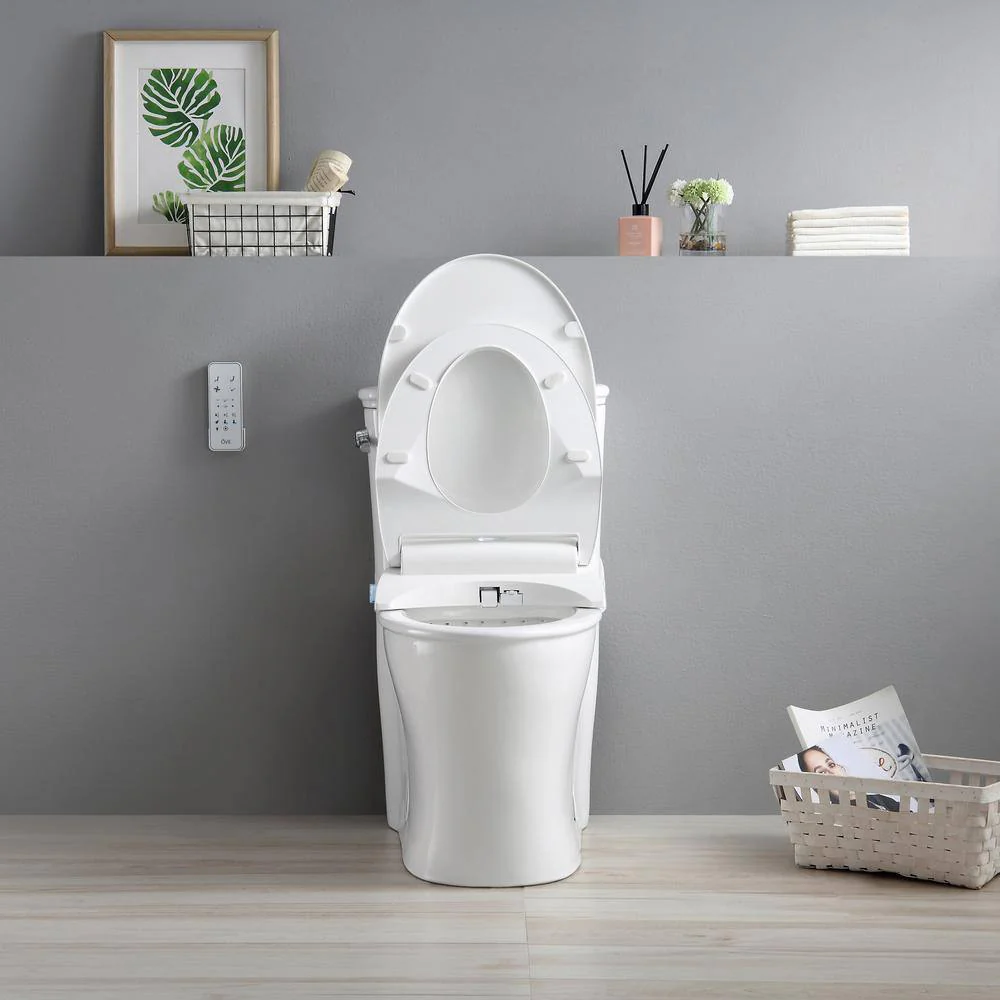 OVE Decors Volta Elongated Bidet Dual Flush Smart Toilet in White - Image 7