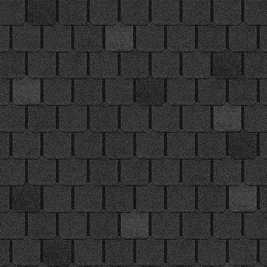 Owens Corning Berkshire Architectural Shingles – Canterbury Black, 8-3/8 in. Exposure, 99.5 sq. ft. Coverage