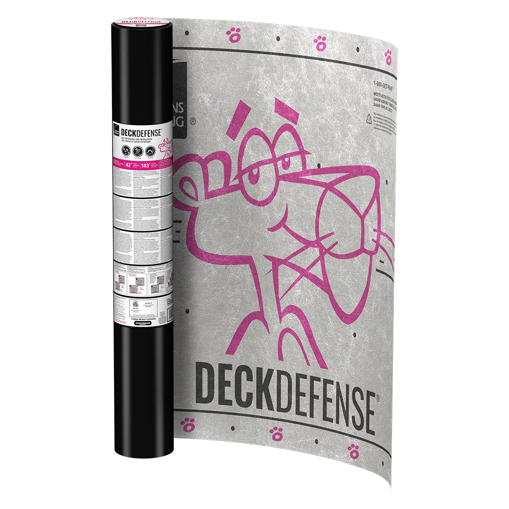 Owens Corning Deck Defense 42-in x 143-ft Synthetic Roof Underlayment, 500-sq ft Coverage