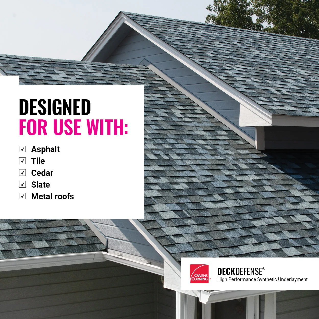 Owens Corning Deck Defense 42-in x 143-ft Synthetic Roof Underlayment, 500-sq ft Coverage - Image 2