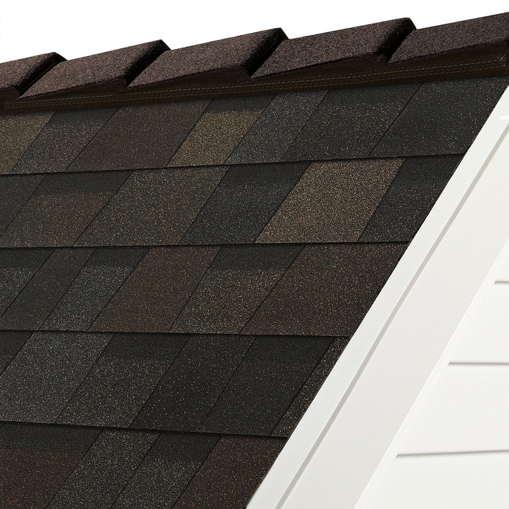 Owens Corning DecoRidge 10-In Black Sable Hip & Ridge Roof Shingles, 20 Linear Ft per Bundle