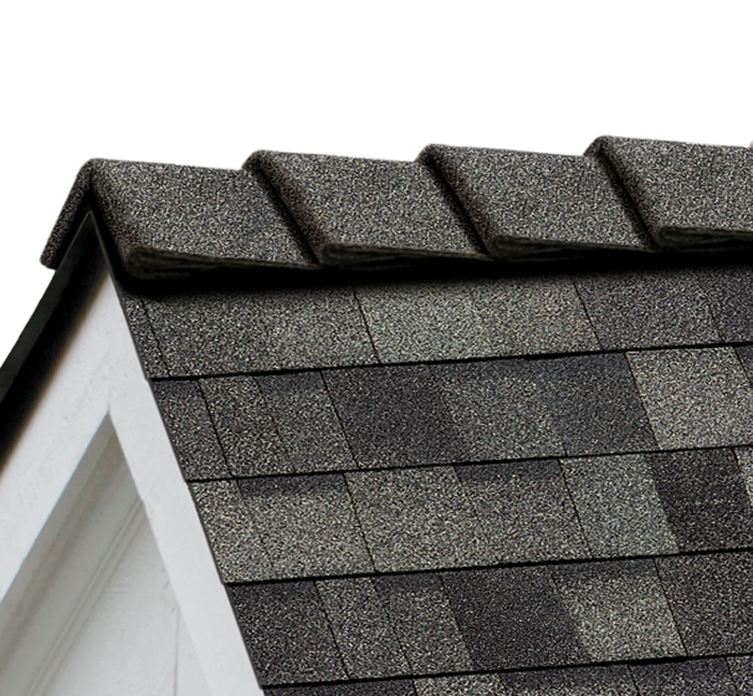 Owens Corning DecoRidge 10-In Estate Gray Hip & Ridge Roof Shingles, 20 Linear Ft per Bundle