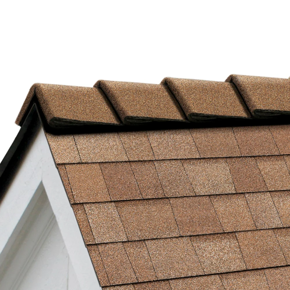 Owens Corning DecoRidge 8-In Hip & Ridge Roof Shingles, Mojave/Golden Meadow, 20 Linear Ft per Bundle