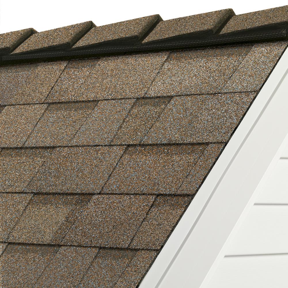 Owens Corning DecoRidge 8-In Sand Castle Hip & Ridge Roof Shingles, 20 Linear Ft per Bundle