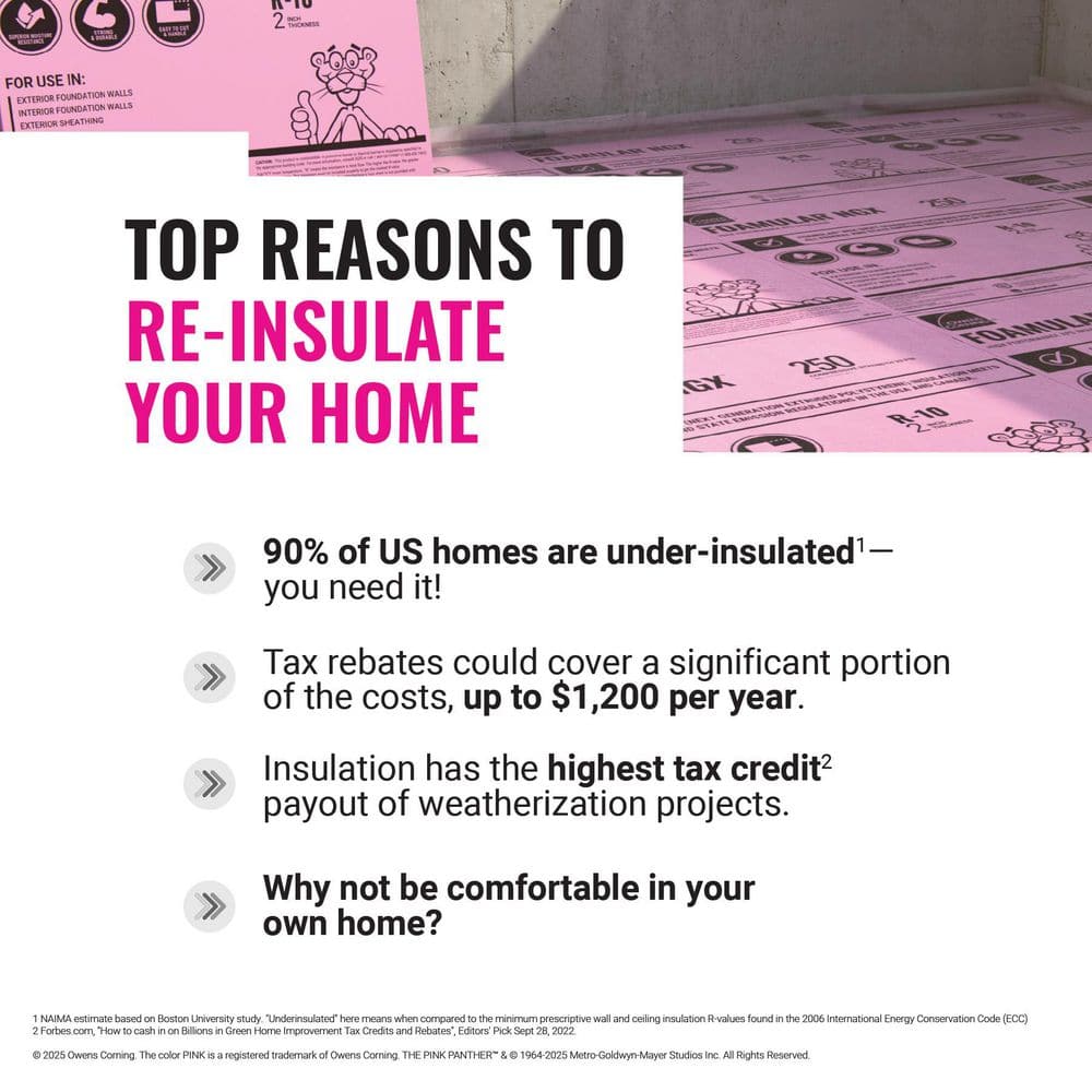 Owens Corning FOAMULAR NGX 250 XPS Foam Board Insulation, R-15, 25 PSI, 3 in. x 4 ft. x 8 ft., Scored Square Edge - Image 3
