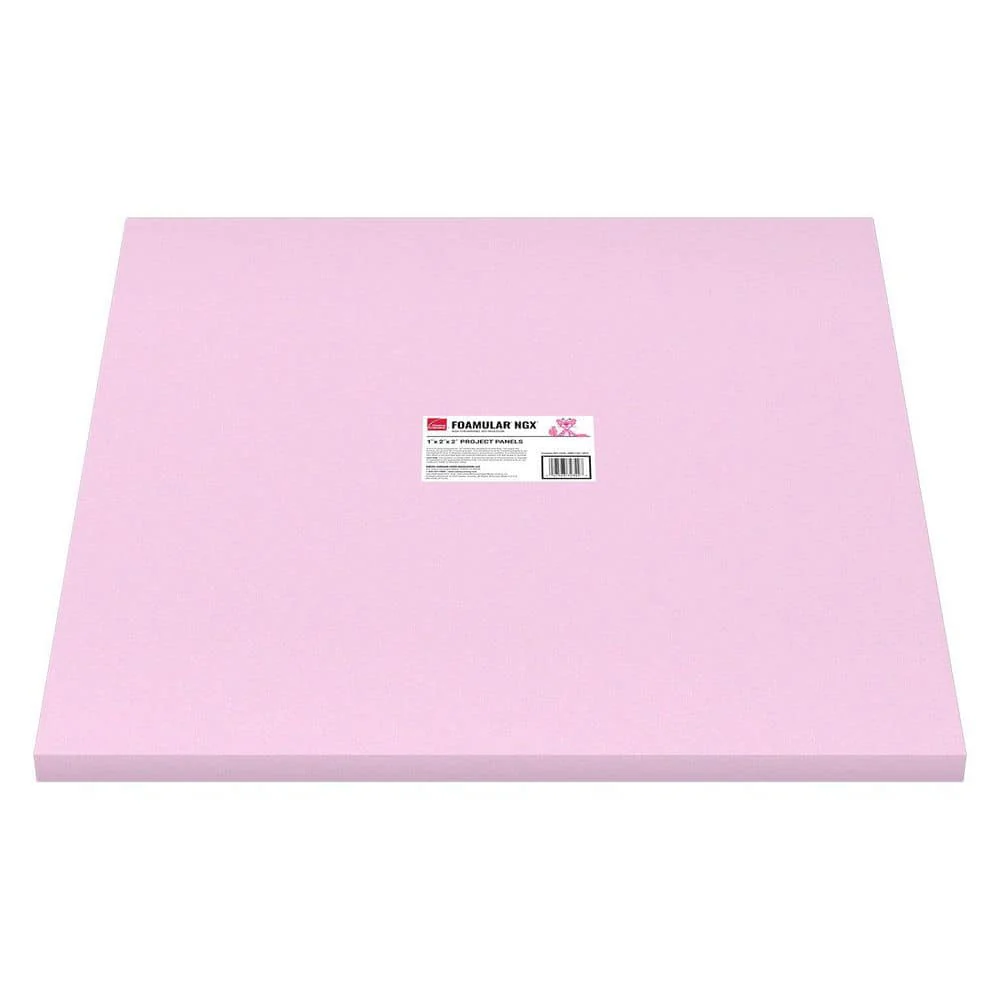 Owens Corning FOAMULAR R-5 (15 PSI) XPS Foam Board Project Panel, 1 in. x 2 ft. x 2 ft., Square Edge