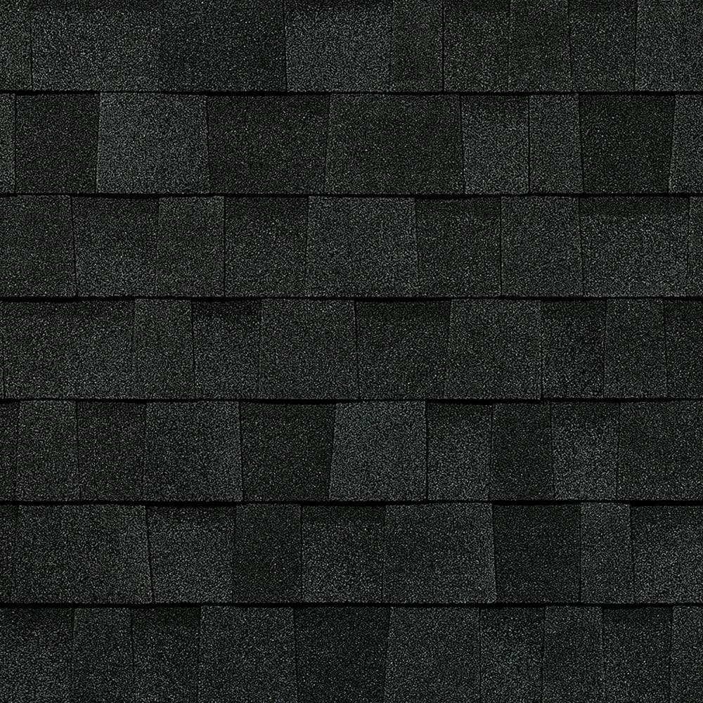 Owens Corning Oakridge Architectural Roof Shingles, Onyx Black — 32.8-sq ft per Bundle