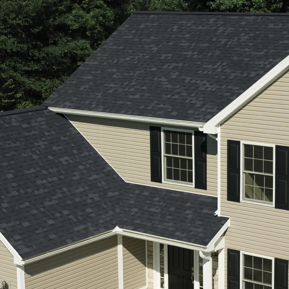 Owens Corning Oakridge Architectural Roof Shingles, Onyx Black — 32.8-sq ft per Bundle - Image 2