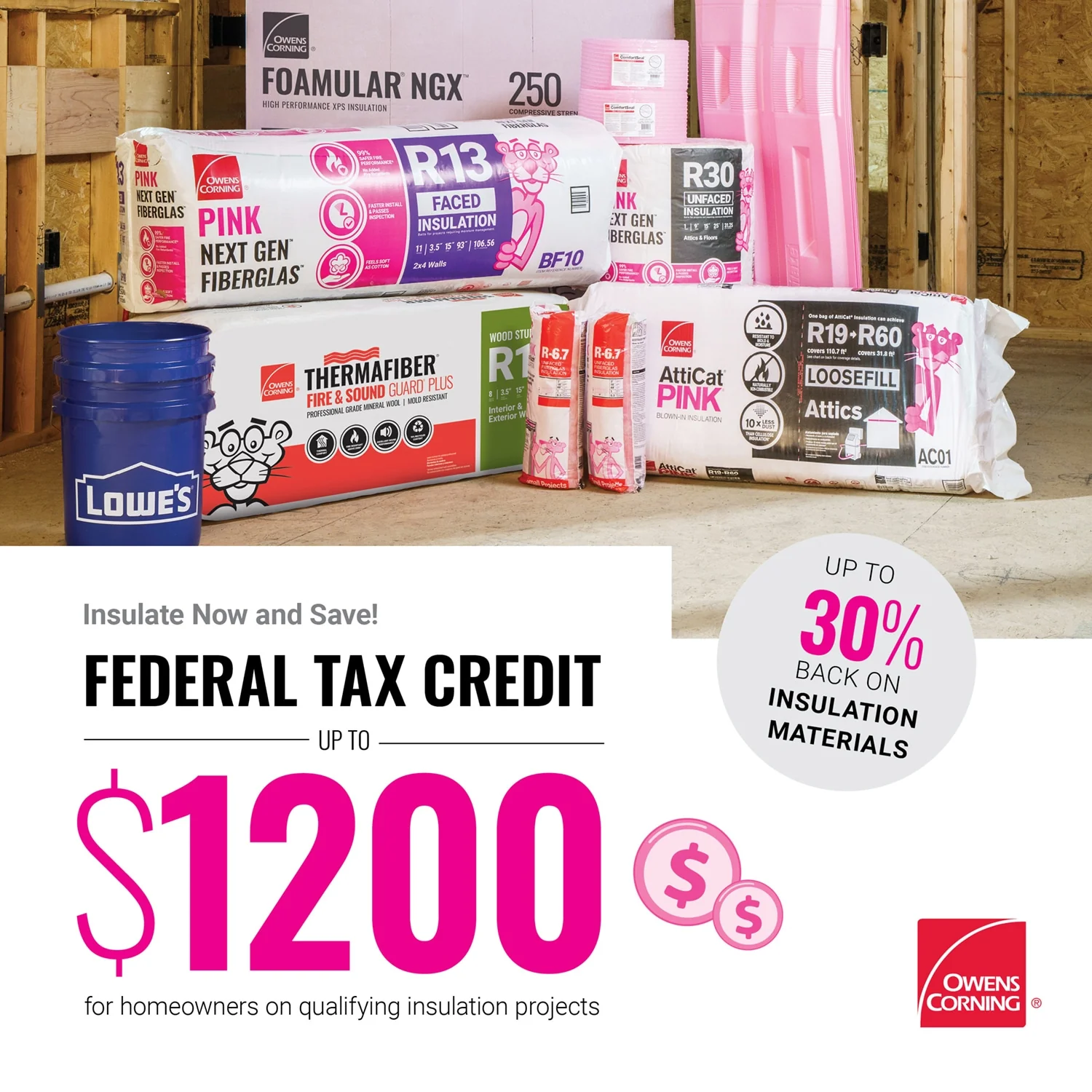 Owens Corning R-15 (40 PSI) FOAMULAR NGX 400 Extruded Polystyrene Foam Board Insulation, 3 in x 4 ft x 8 ft, Square Edge - Image 5