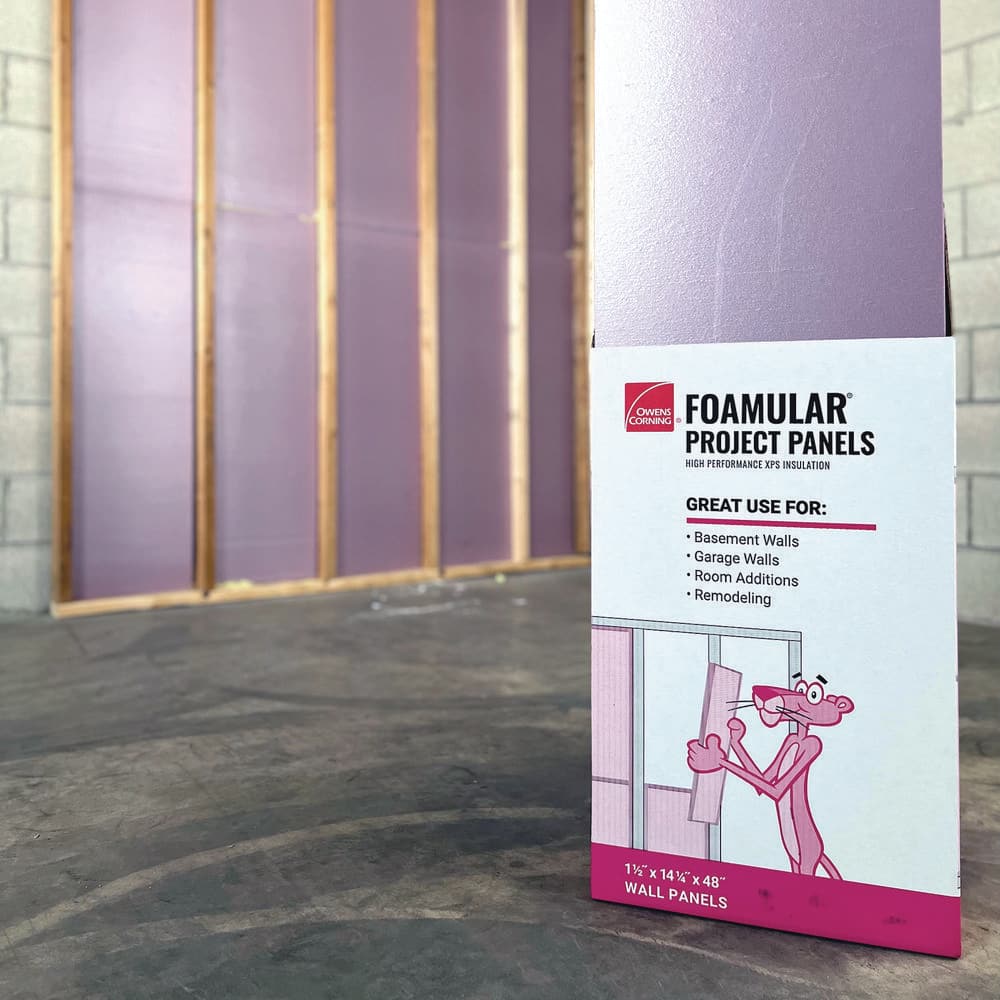 Owens Corning R-7.5 (15 PSI) Extruded Polystyrene Foam Board Project Panel, 1-1/2 in. x 14-1/4 in. x 48 in. - Image 2