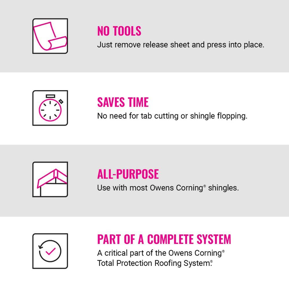 Owens Corning Self-Adhering Starter Roofing Shingle Roll 33.3 Lin. Ft. - Image 7