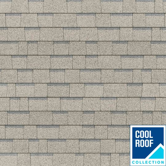Owens Corning TruDefinition Duration COOL Shingles – Shasta White, 13-1/4 in. x 39-3/8 in., 98.4 sq. ft. Coverage
