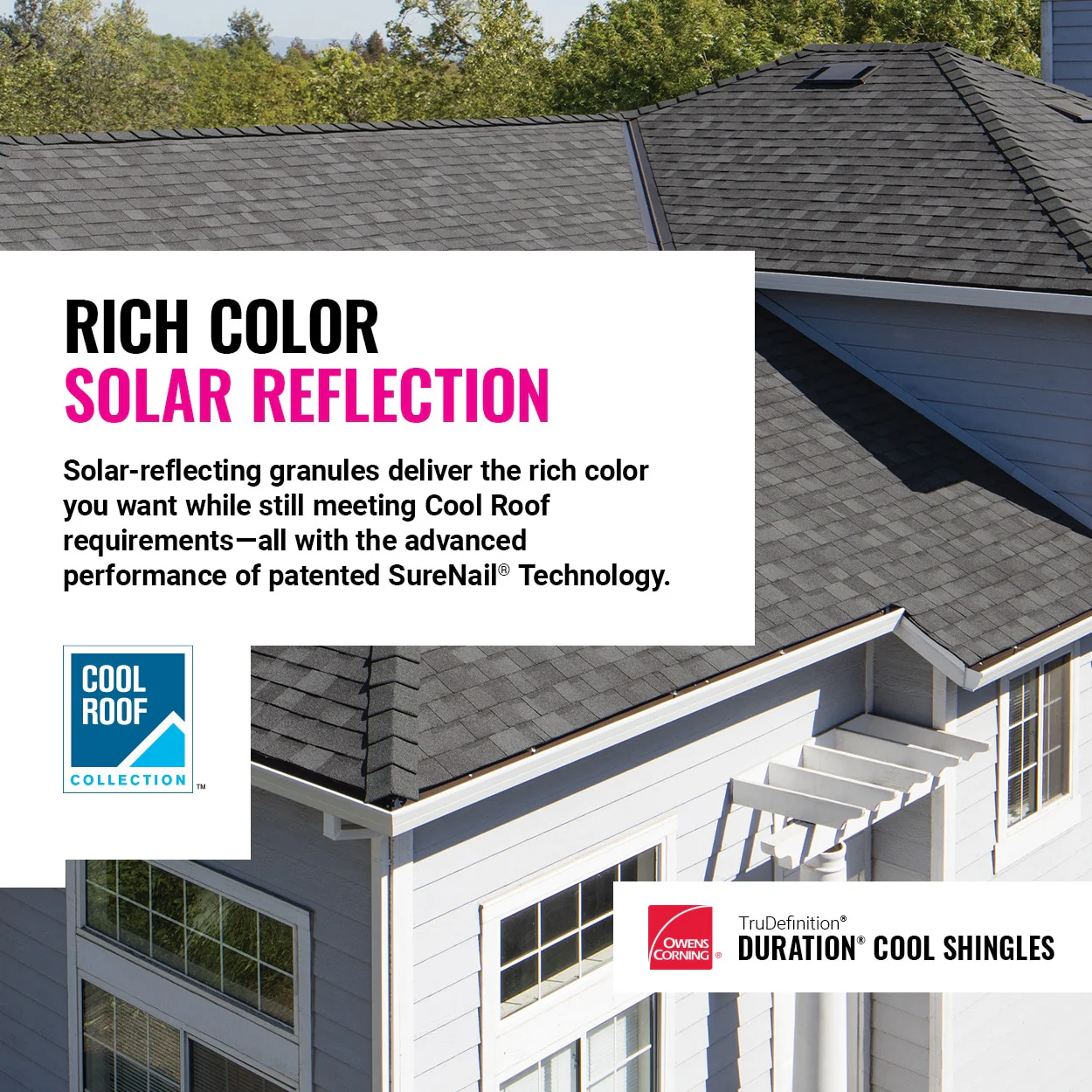Owens Corning TruDefinition Duration COOL Sierra Gray Architectural Roof Shingles, 32.8-sq ft per Bundle - Image 5