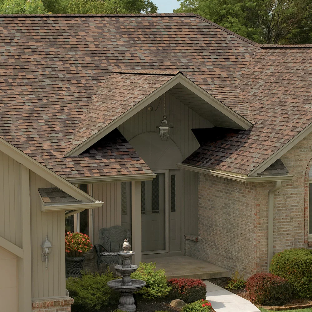 Owens Corning TruDefinition Duration Designer Aged Copper Architectural Roof Shingles, Algae-Resistant, 32.8-sq ft per Bundle - Image 2