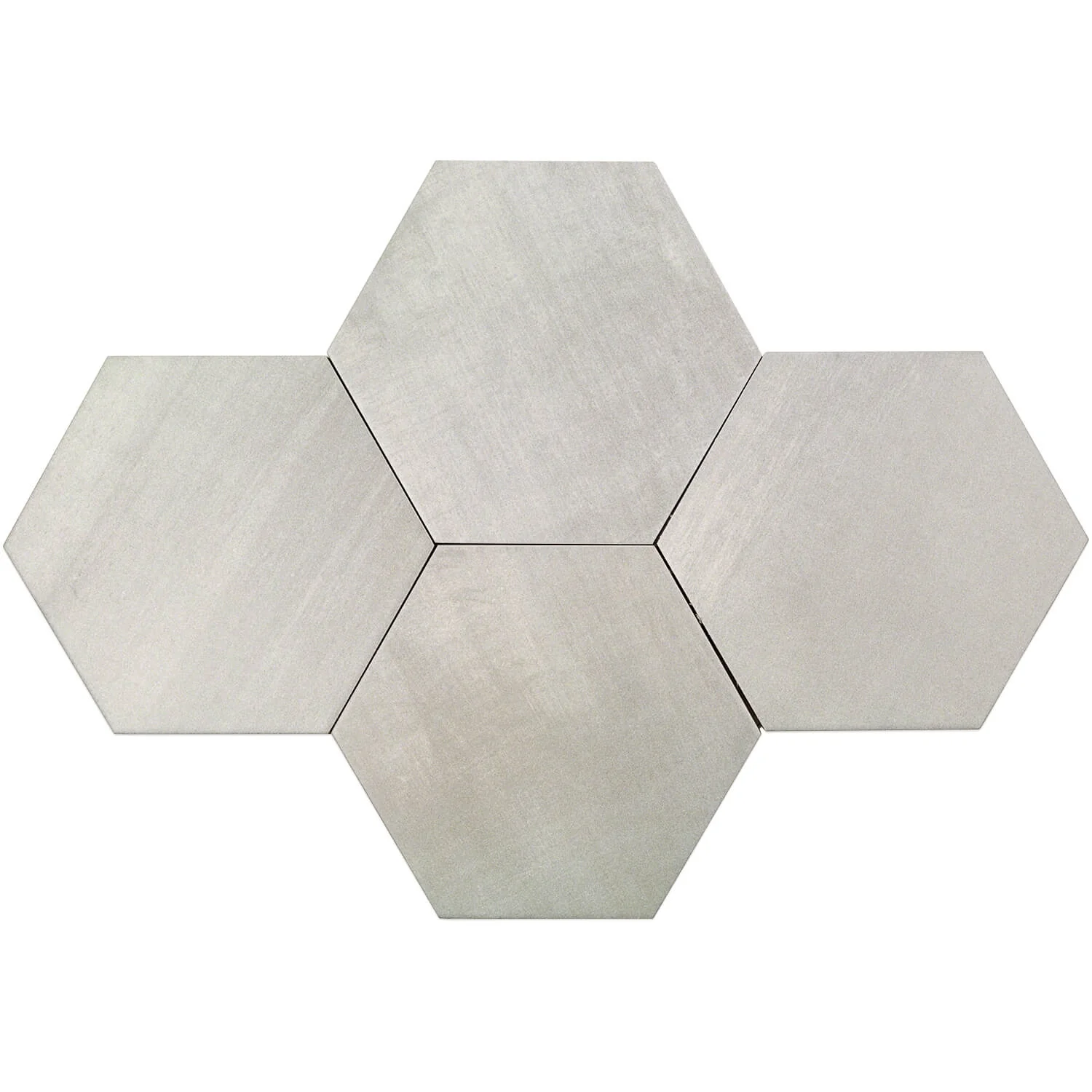 Paige Avorio Gray 10" Hexagon Matte Porcelain Tile - Lux Tile - Image 9