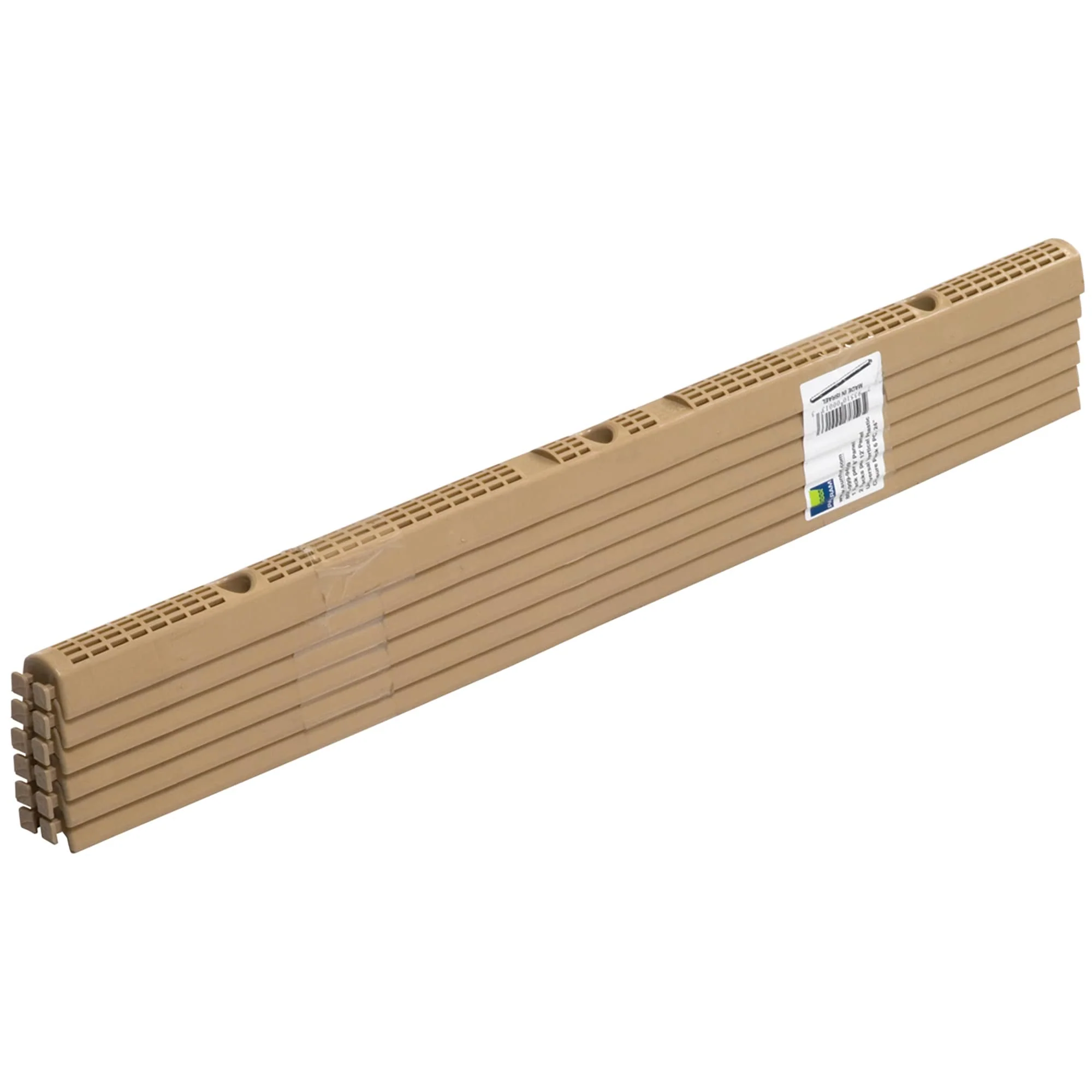 Palram Universal Vertical Closure Plastic Strips, 6-Pack, 24 in Length