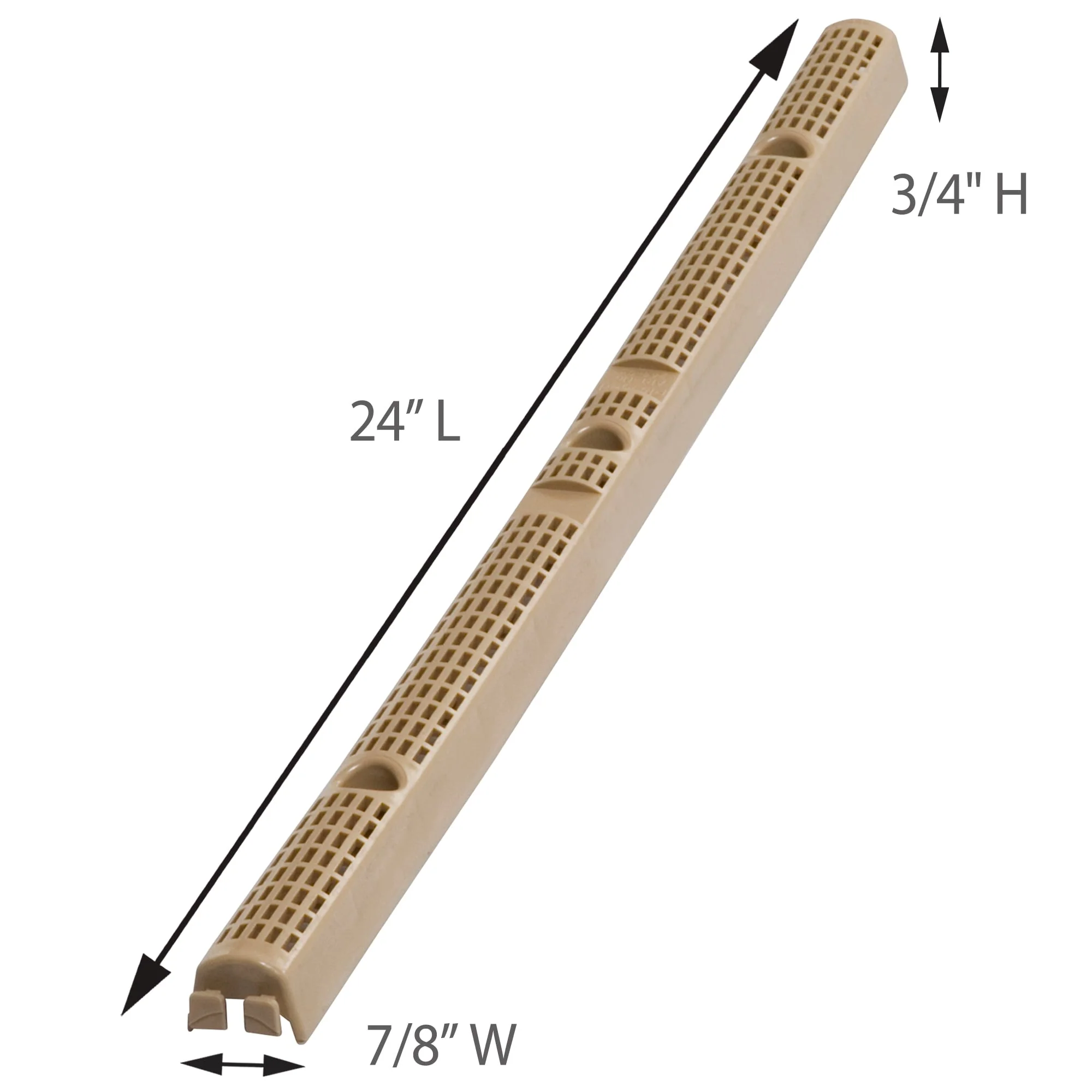 Palram Universal Vertical Closure Plastic Strips, 6-Pack, 24 in Length - Image 2