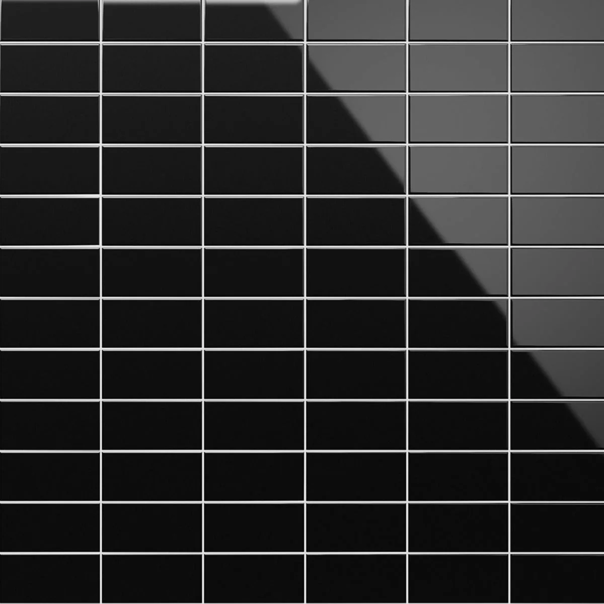 Park Hill Black 3x6 Polished Porcelain Subway Tile - Tilebar - Image 4
