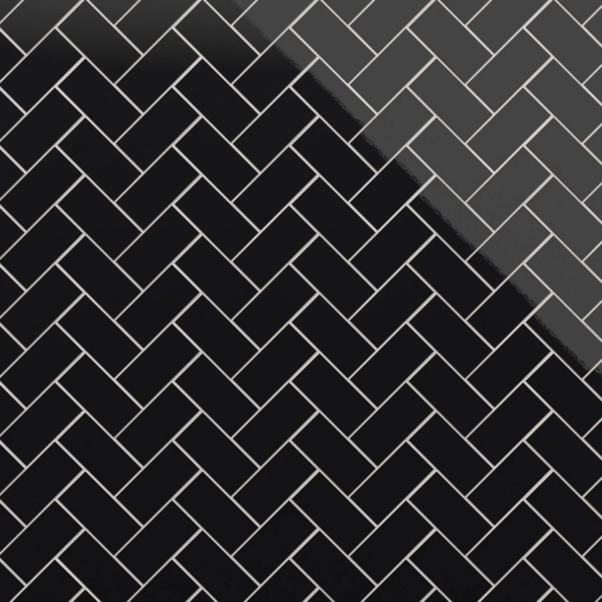 Park Hill Black 3x6 Polished Porcelain Subway Tile - Tilebar - Image 5