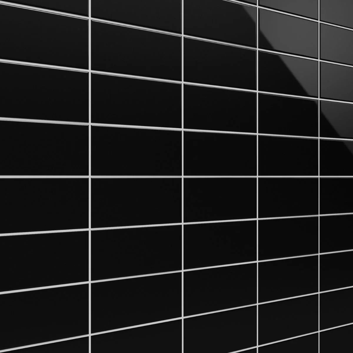 Park Hill Black 3x6 Polished Porcelain Subway Tile - Tilebar - Image 7