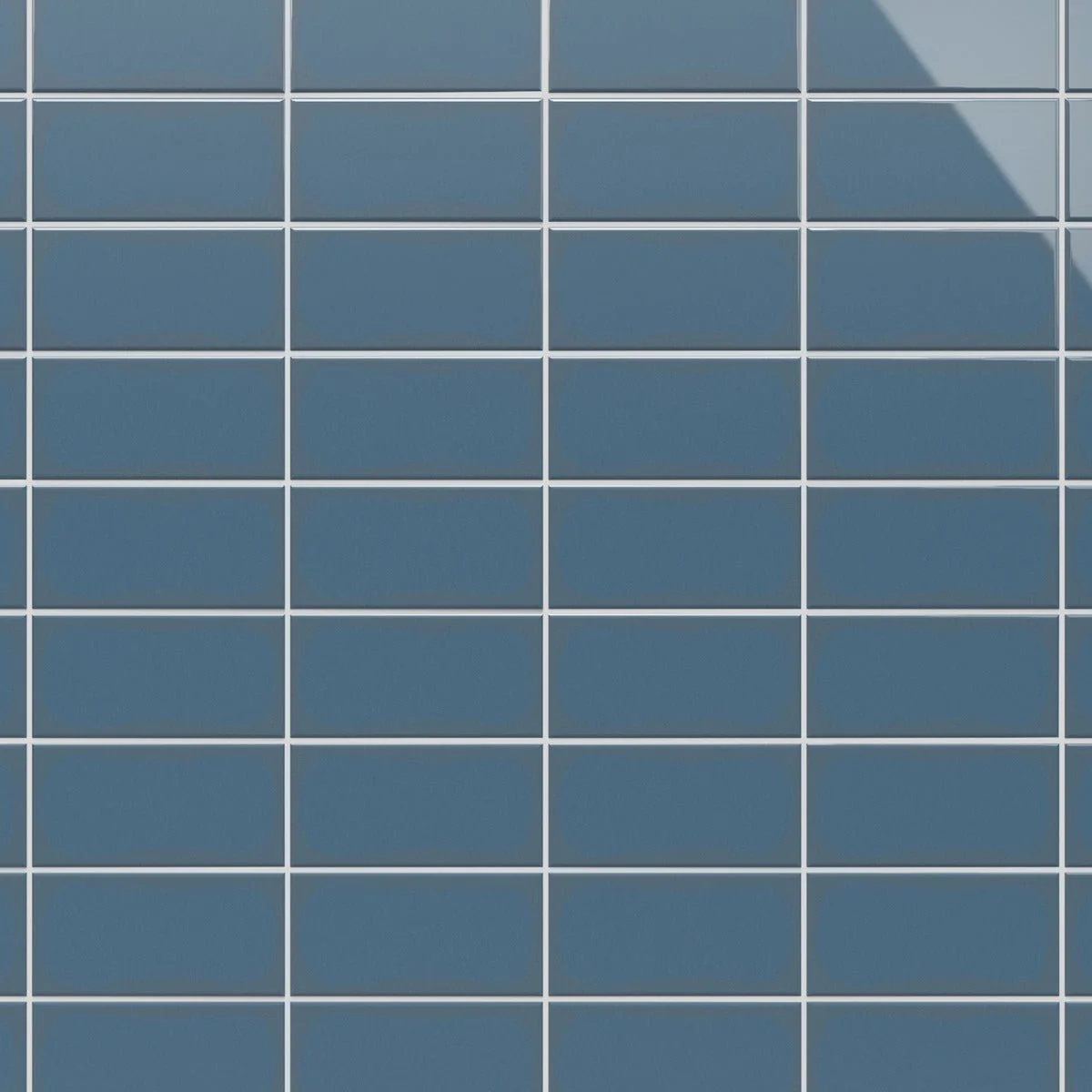 Park Hill Blue 3x6 Polished Porcelain Subway Tile - Image 2