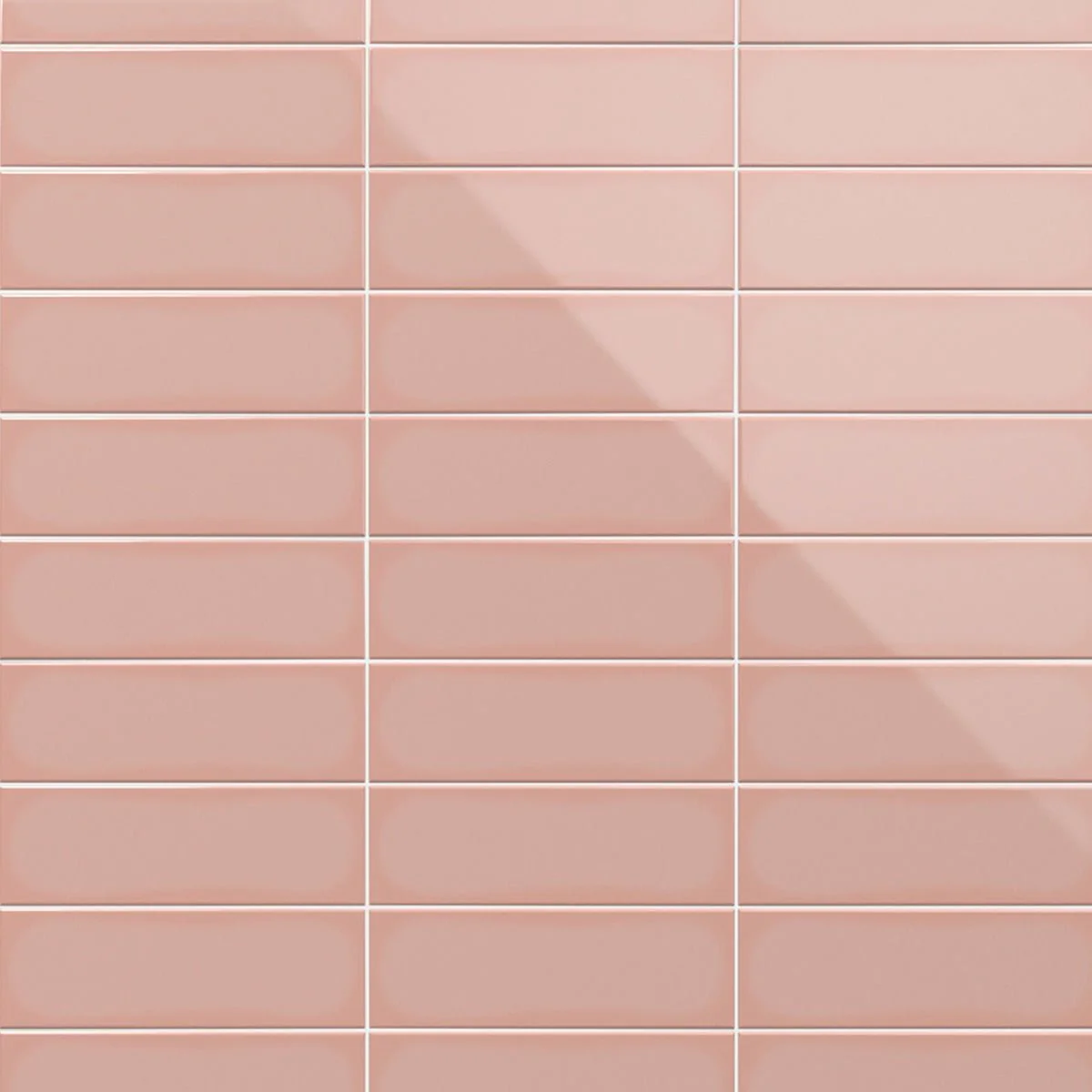 Park Hill Pink Polished Porcelain Subway Tile 4x12 - Image 2