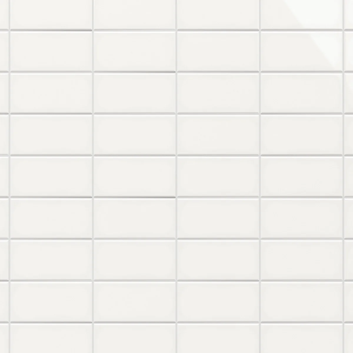 Park Hill White 3x6 Polished Porcelain Subway Tile for Kitchen and Bathroom - Image 2