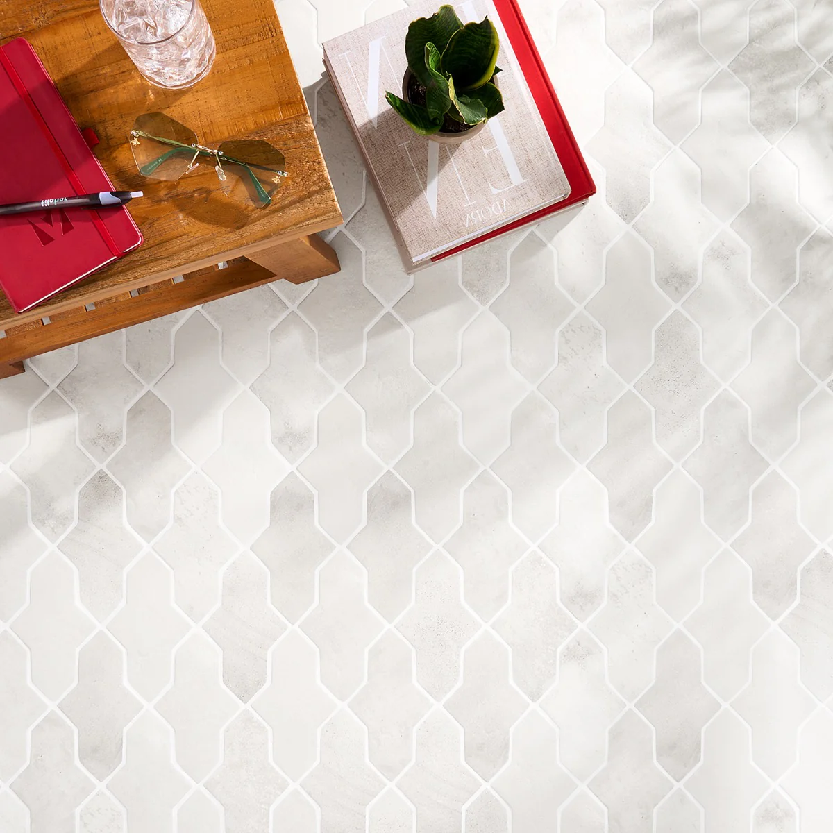 Parma Cruz White 5x8 Terracotta Look Matte Porcelain Tile by Lux Tile - Image 5