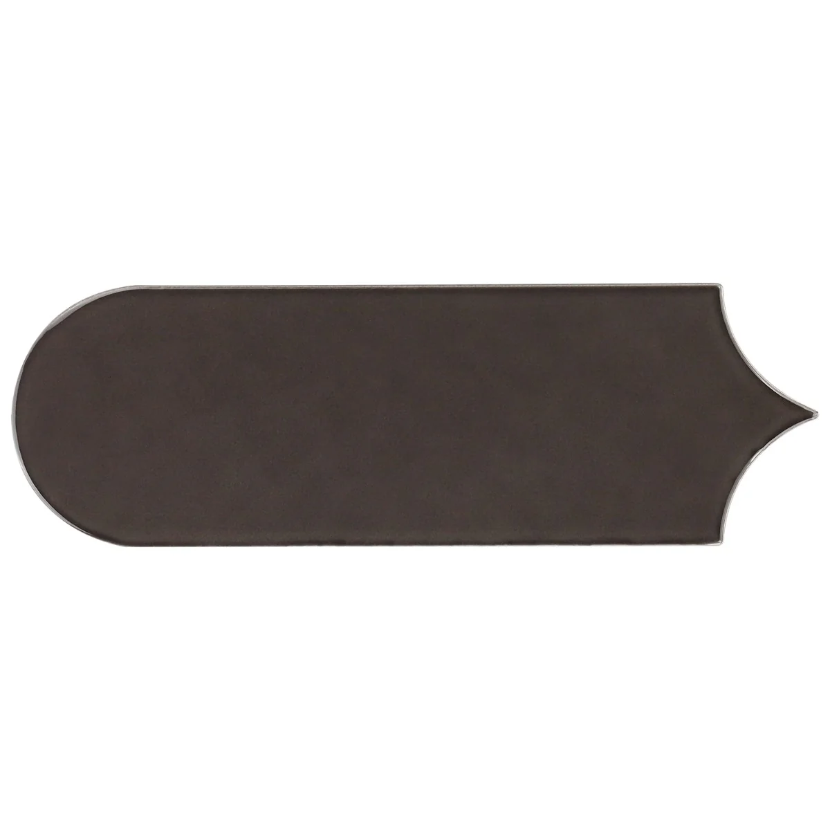 Parry Charcoal 3x8 Fishscale Glossy Ceramic Wall Tile by Lux Tile - Image 3