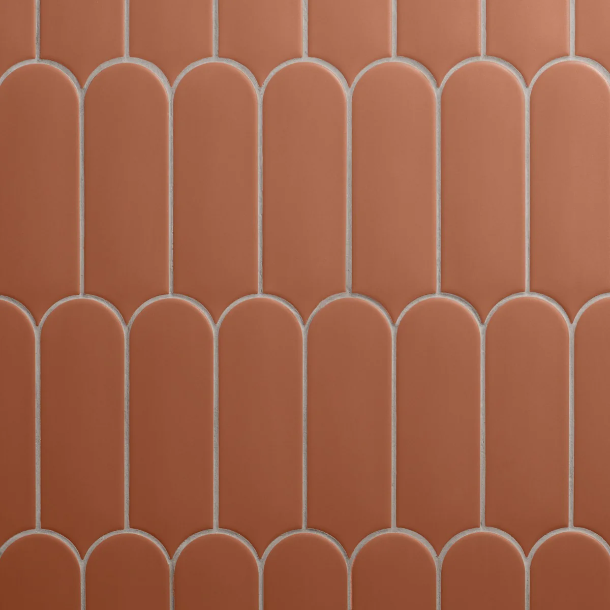 Parry Clay Terracotta Fishscale Matte Ceramic Wall Tile - 3x8 - Image 5