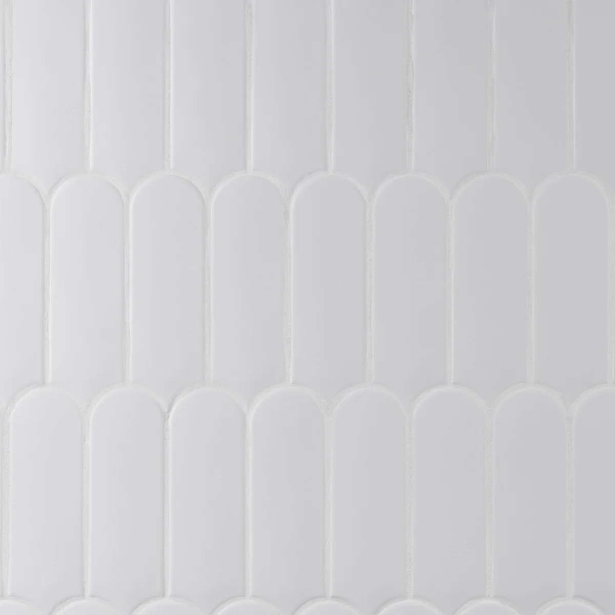 Parry Mist Gray 3x8 Fishscale Matte Ceramic Wall Tile - Lux Tile - Image 5