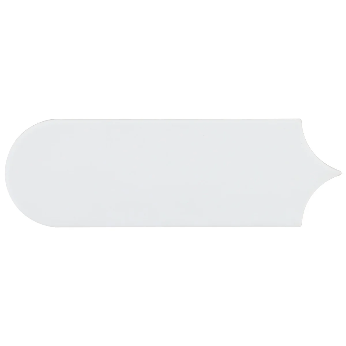 Parry White 3x8 Fishscale Matte Ceramic Wall Tile by Lux Tile - Image 5